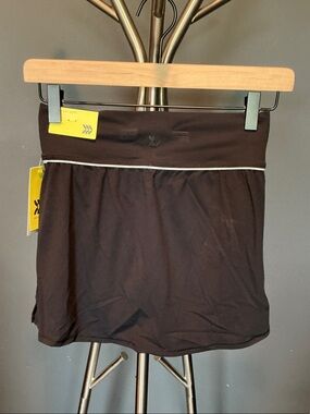 Black Skort with White Trim